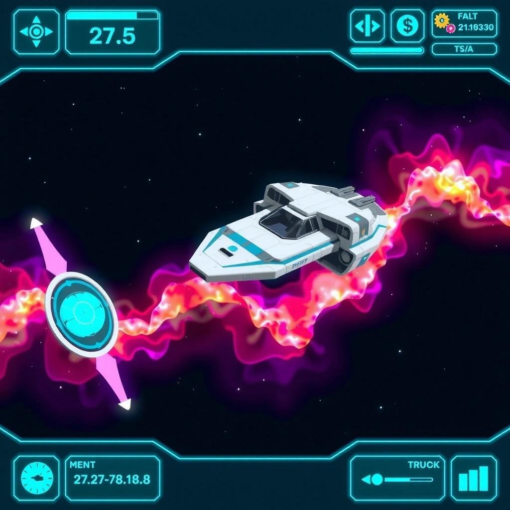 Cosmic Trader space economy simulation game poster